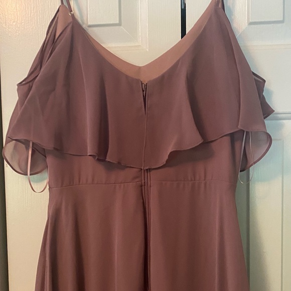 Birdy Grey - Dark Mauve “Jane” Bridesmaid Dress - Picture 4 of 11